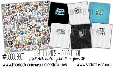 GOT Team Panels - Sash Fabrics- Jackie