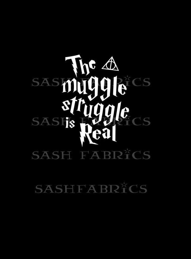 Muggle Adult Panel - Sash Fabrics- Jackie